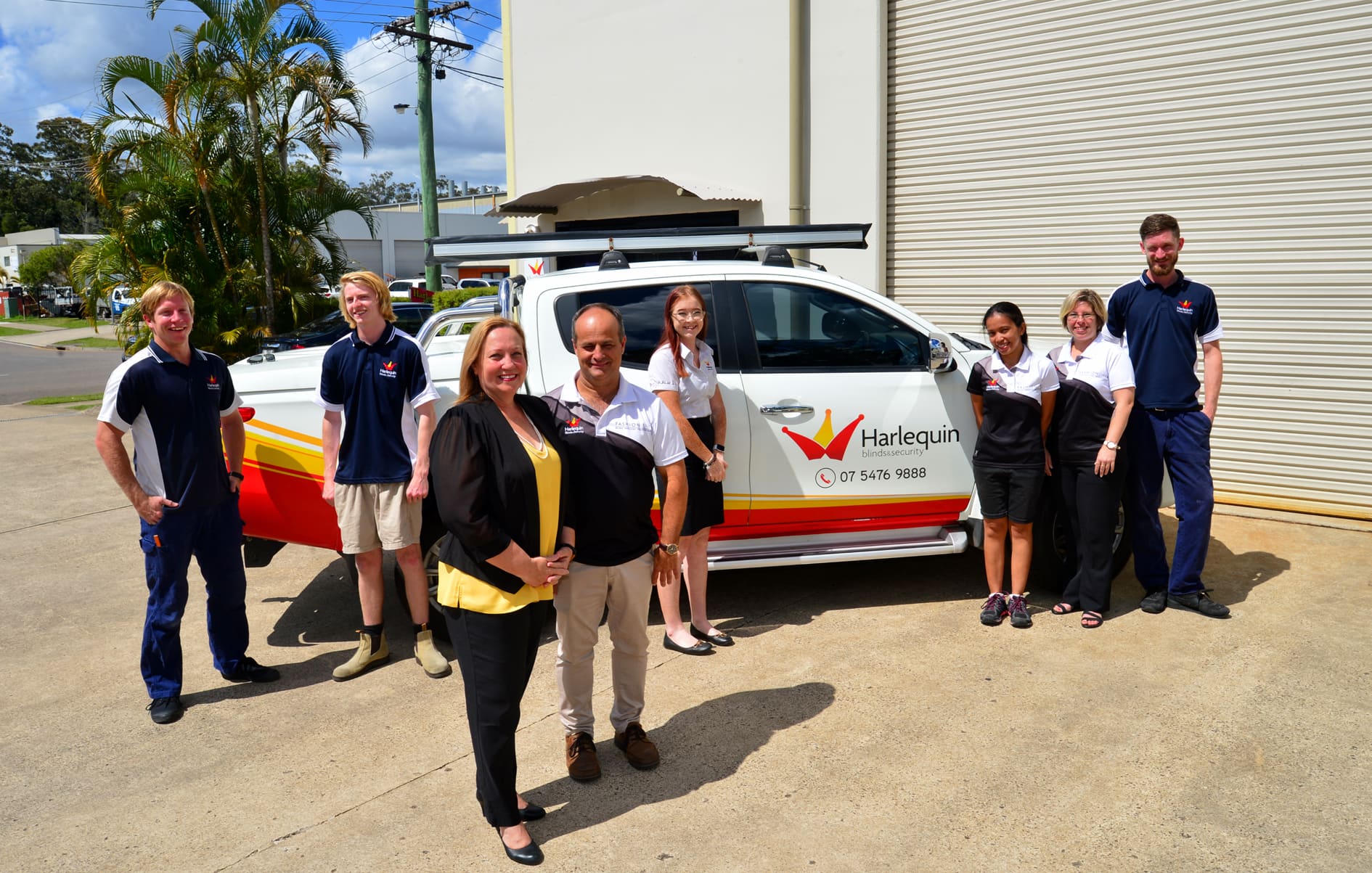 Harlequin Blinds and Security Team